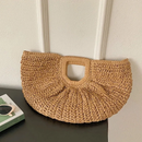 Bolsa De Palha Parisienne Marrom
