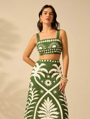 Conjunto Feminino Verde Galisteu