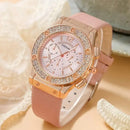 Relógio Feminino Cravejado + Bracelete