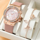 Relógio Feminino Cravejado + Bracelete